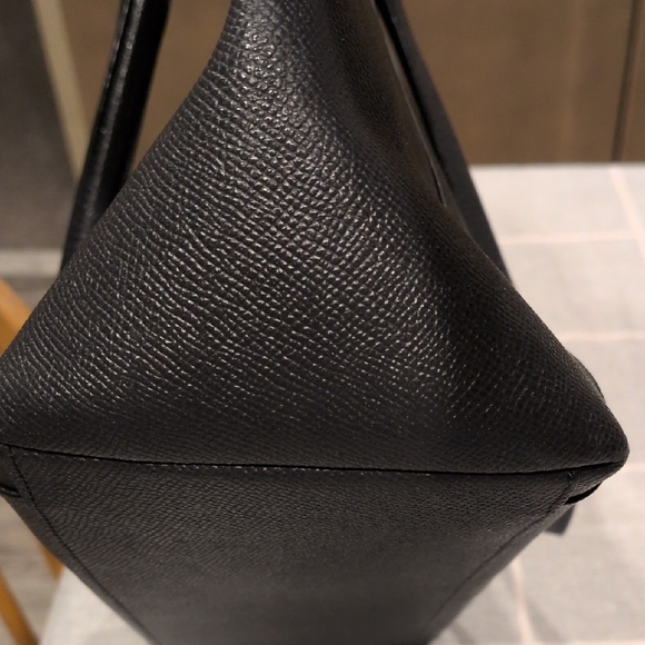 Coach Black Saffiano Leather Tote - Picture 6 of 9